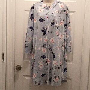 Lauren Ralph Lauren Cotton Sleep shirt Blue New with Tags Size 3X